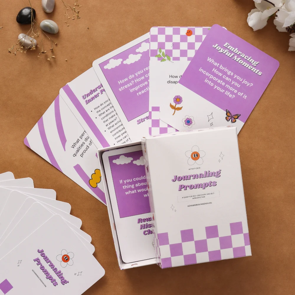 Journaling Activity Deck: 50 Cards to Inspire Reflective Writing - Image 3