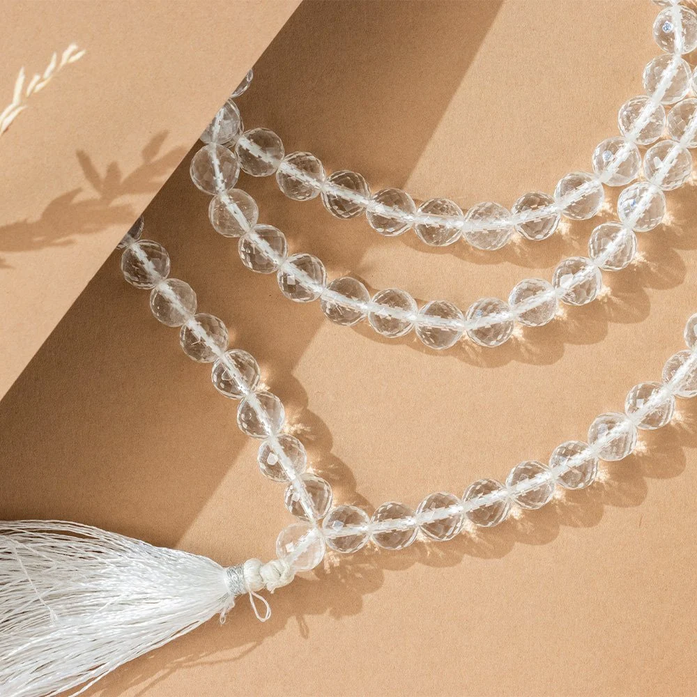 Natural Sphatik Mala "8mm" 108 Beads Original - Image 7